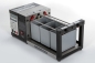 Preview: Galvanisiergerät AFG-2988/W3A Premium mit drei Wannen GB-111, die Feststellknöpfe der Anodenbrücken sind erkennbar Preview: Galvanisiergerät AFG-2988/W3A Premium mit drei Wannen GB-111, die Feststellknöpfe der Anodenbrücken sind erkennbar