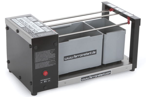 Galvanisationsmodul AFG-2988 MOTION mit den Wannen GB-112 und GB-111