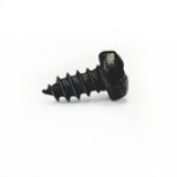 Mini-Schrauben schwarz, Linsenkopf 2,5x5mm